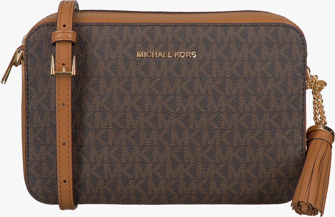 MICHAEL KORS bruine michael kors schoudertas md camera bag