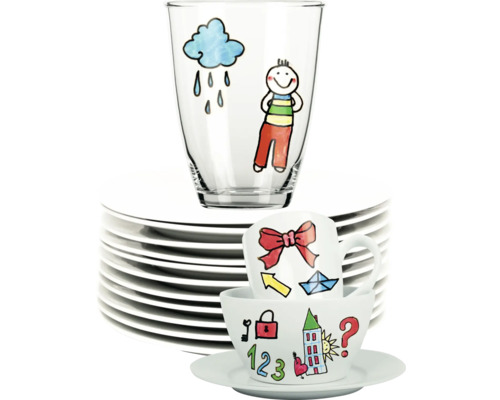 Marabu Porselein & Glas Kids Mega Fun set van 10