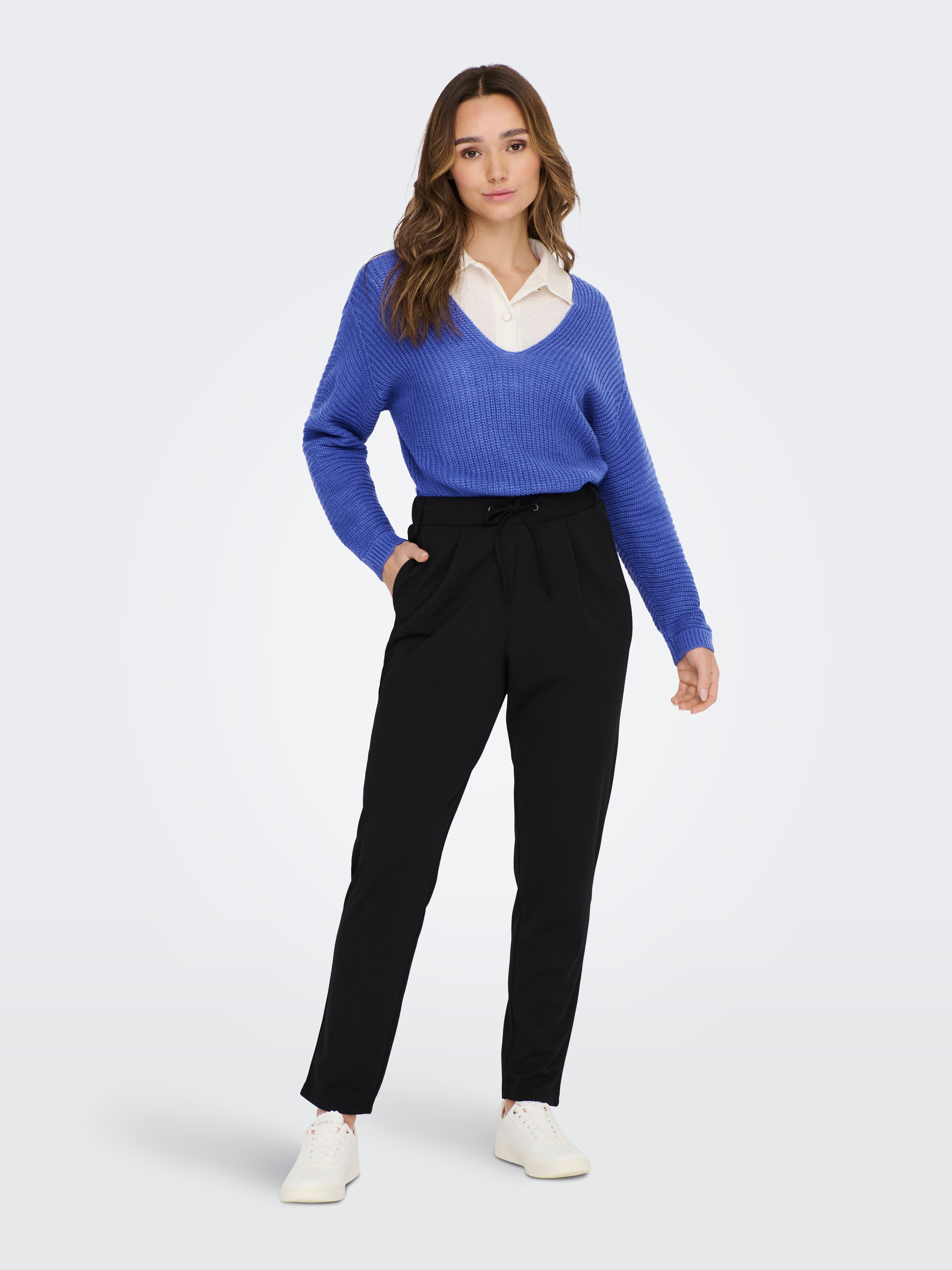 JDYJUSTY Strickpullover Dazzling Blue