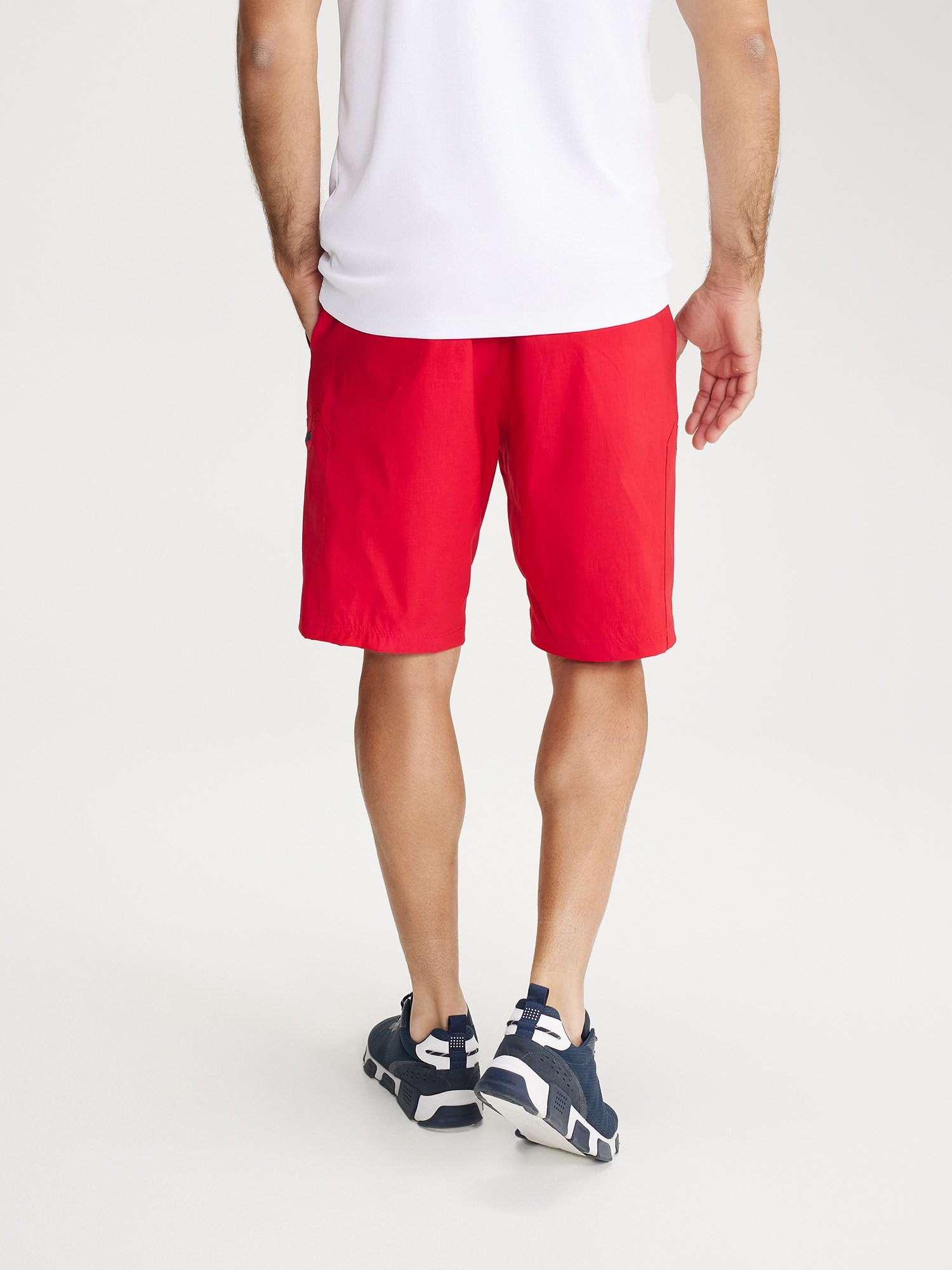 Short Homme Ceinture Elastiquée Avec Poches Marine