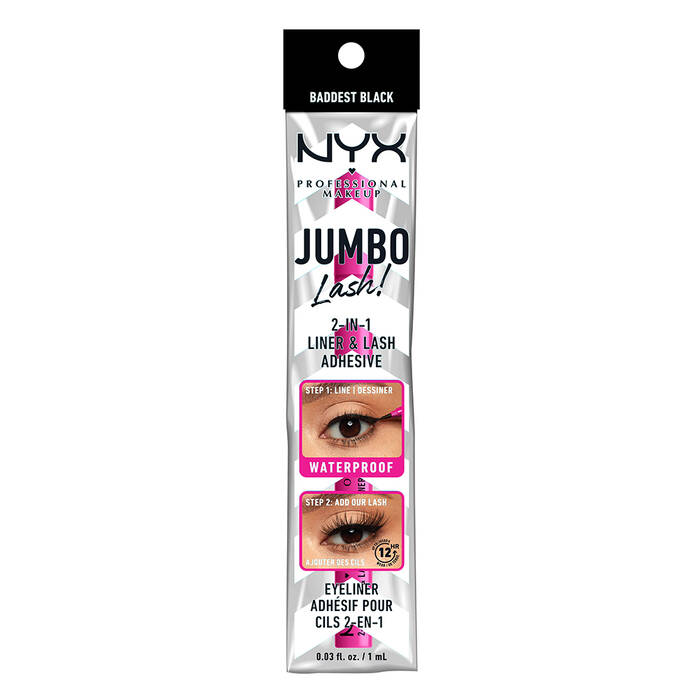Jumbo Lash ! 2-en-1 Liner & Adhésif Faux Cils