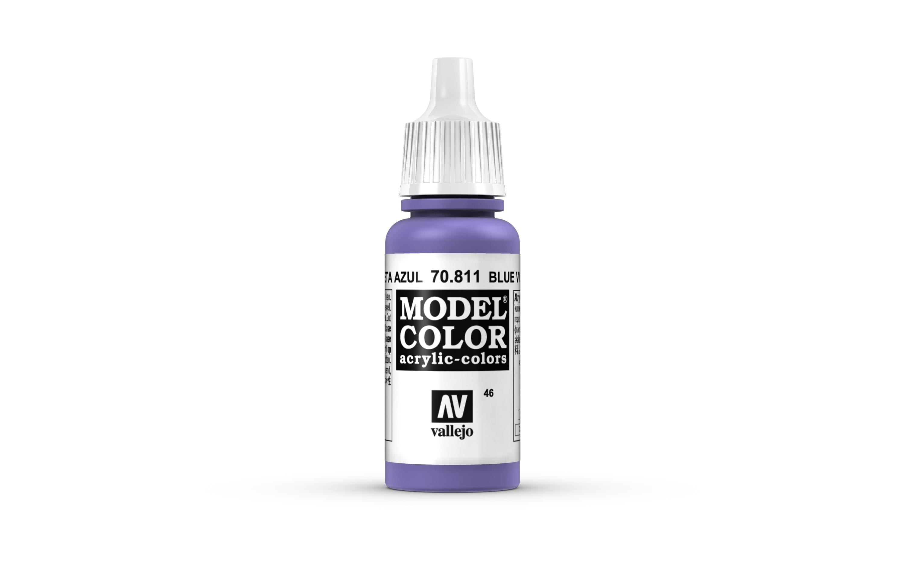 Acrylfarbe Matt, Blau Violett 17 mlModel Color Blue Violet