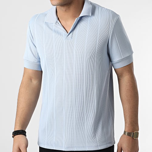 Polo Manches Courtes UY791 Bleu Clair