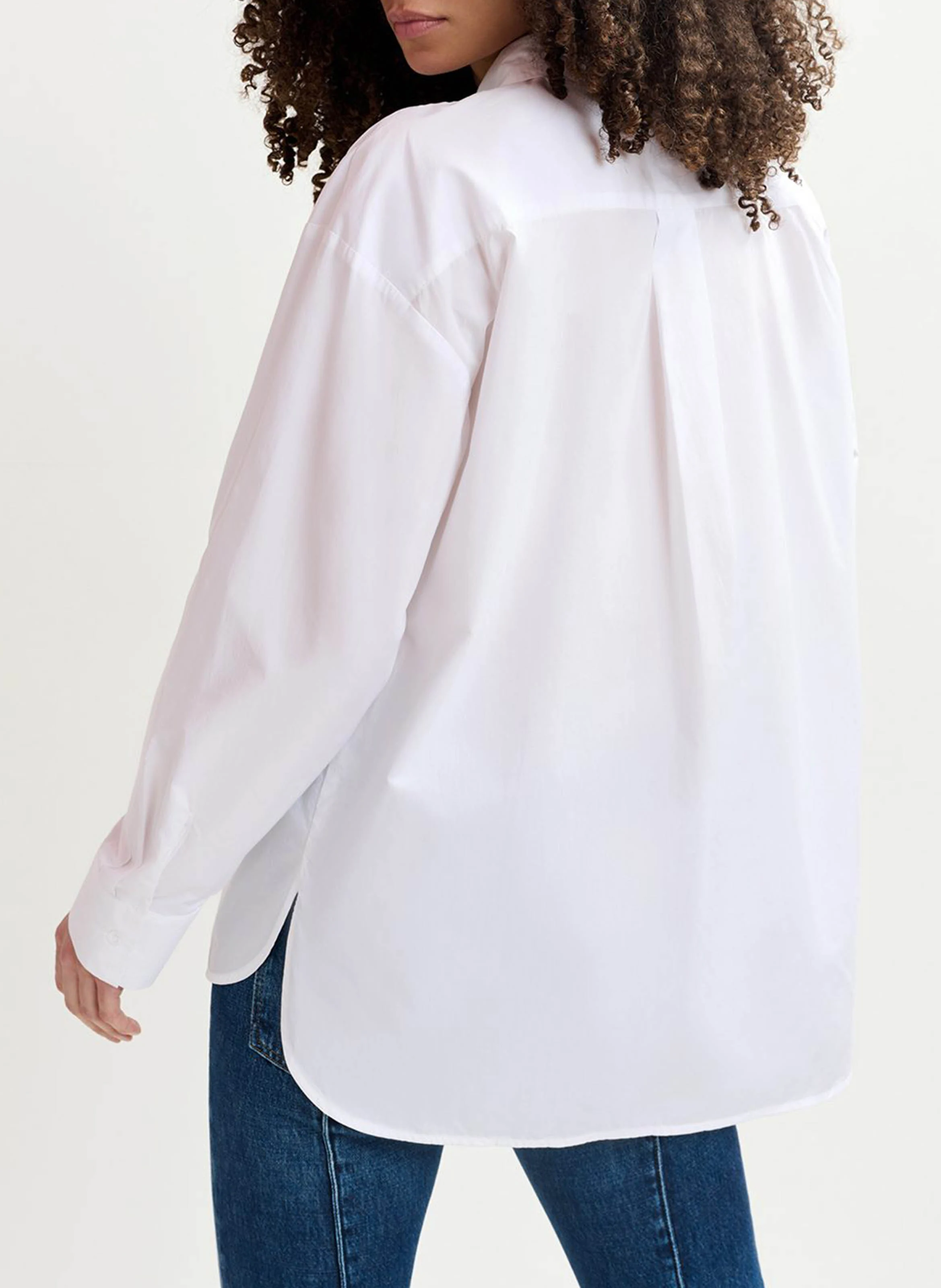 GET - Chemise col classique en coton | Blanc