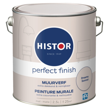 Histor Perfect Finish muurverf mat Dreamy Sonnet 2,5 liter