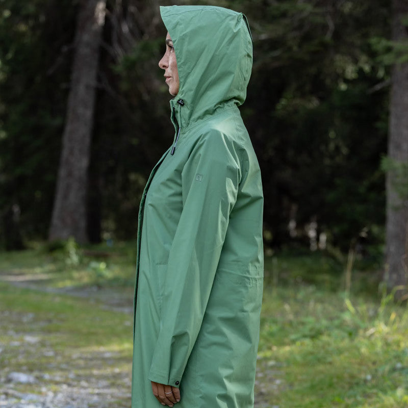 Frauen Regenmantel Chana vineyard green