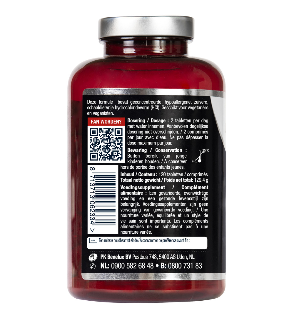 Lucovitaal Glucosamine Puur 1500mg Formule (120 tabletten)