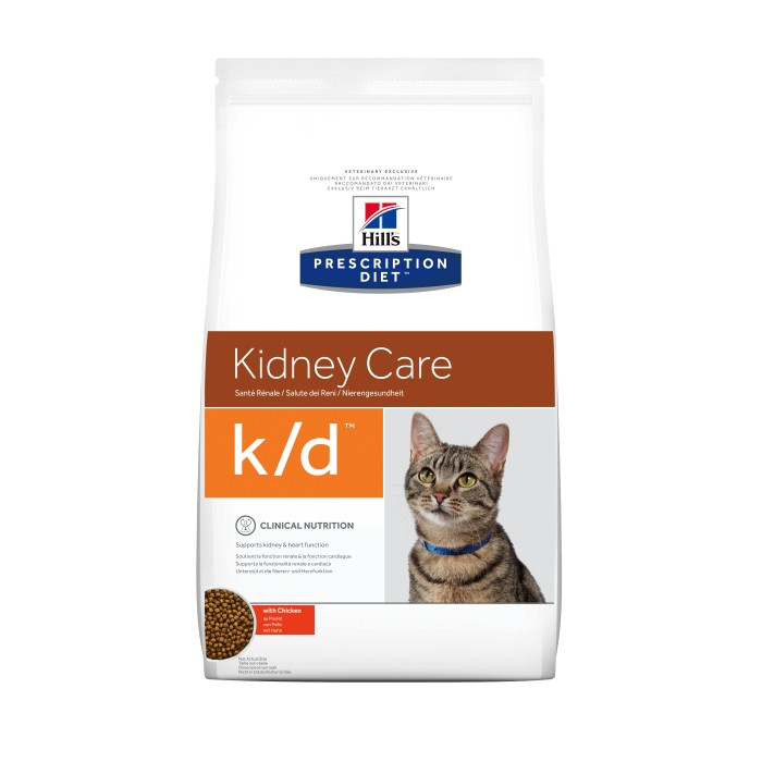 HILL'S Prescription Diet k/d Kidney Care au Poulet - Croquettes pour chat