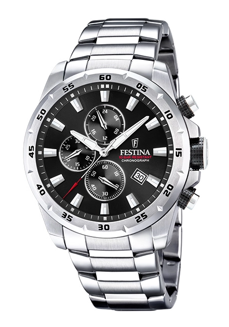Festina Sport Herrenchronograph Silber F20463/4