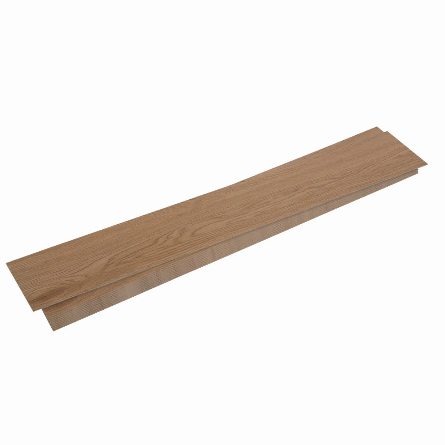 Lames PVC adhésives SOLEA 2,23m² bois façon chêne foncé