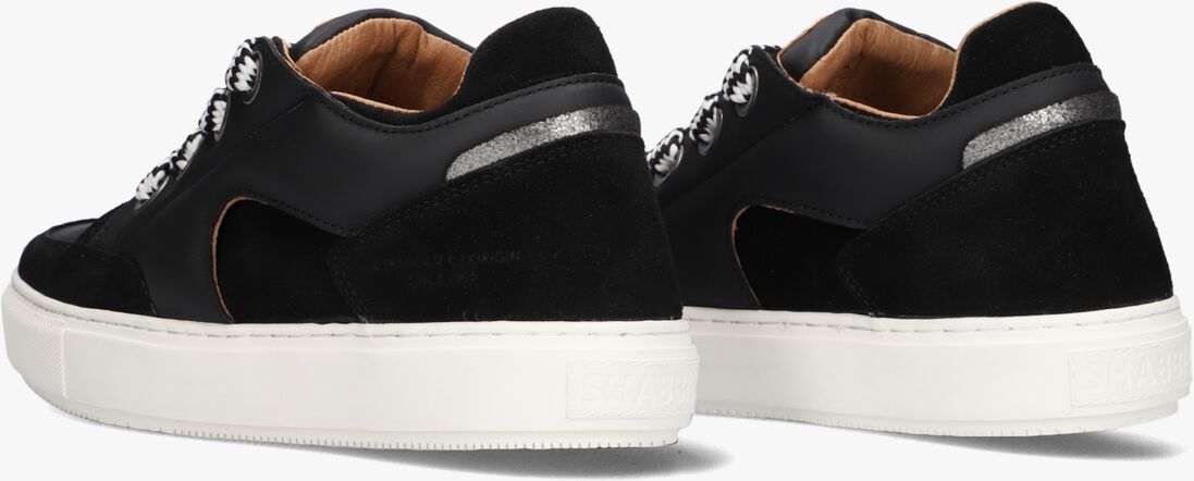zwarte shabbies lage sneakers ragy chunky