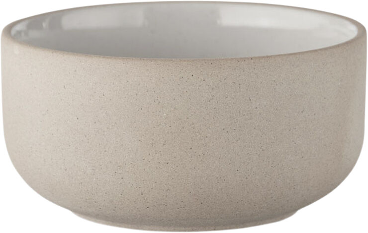 Studio About BOWL, MEDIUM, 2 PCS, GLAY SAND, GLAZE LIGHT GREY, 12565SG 131