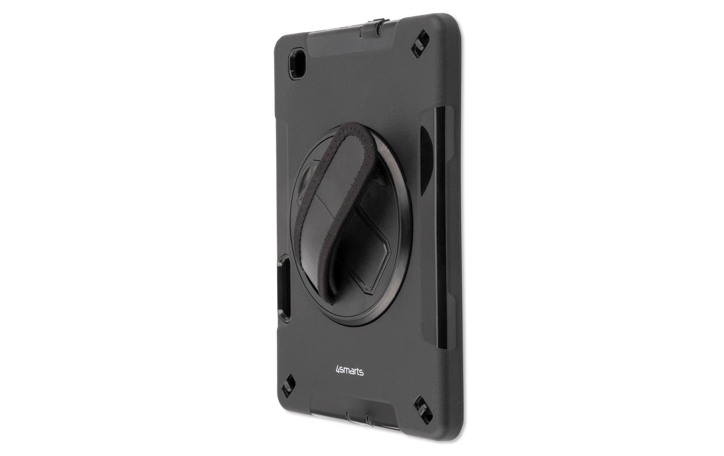 Tablet Back Cover Rugged GRIP Galaxy Tab S6 Lite SchwarzRobustes Tablet-Case mit Handschlaufe und Standfuss