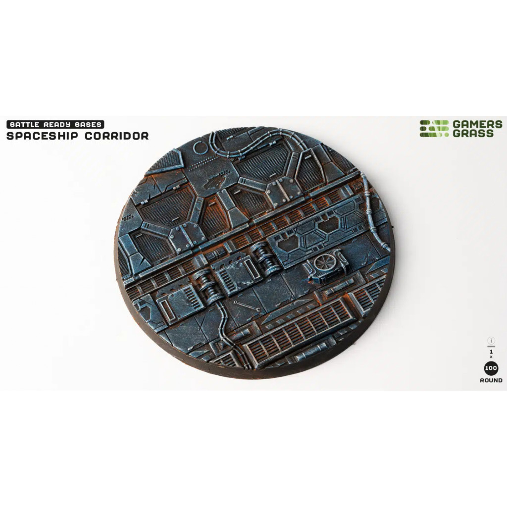 Spaceship Corridor Bases, Round 100mm (x1)