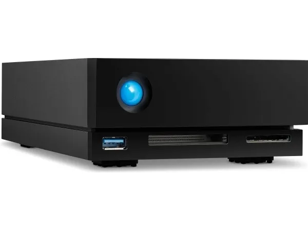 LaCie 1big Dock STHS4000800 - Harddisk-array - 4 TB - 1 bays (SATA-600) - HDD 4 TB x 1 - Thunderbolt 3, USB 3.1 (ekstern) - med 5 års Rescue Data Recovery Service Plan