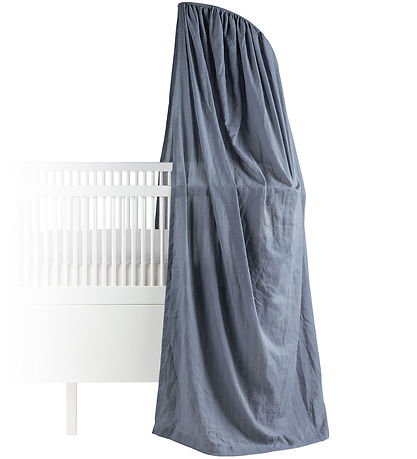 Sebra Betthimmel - Sky - Schaftgewebe - Forest Lake Blue