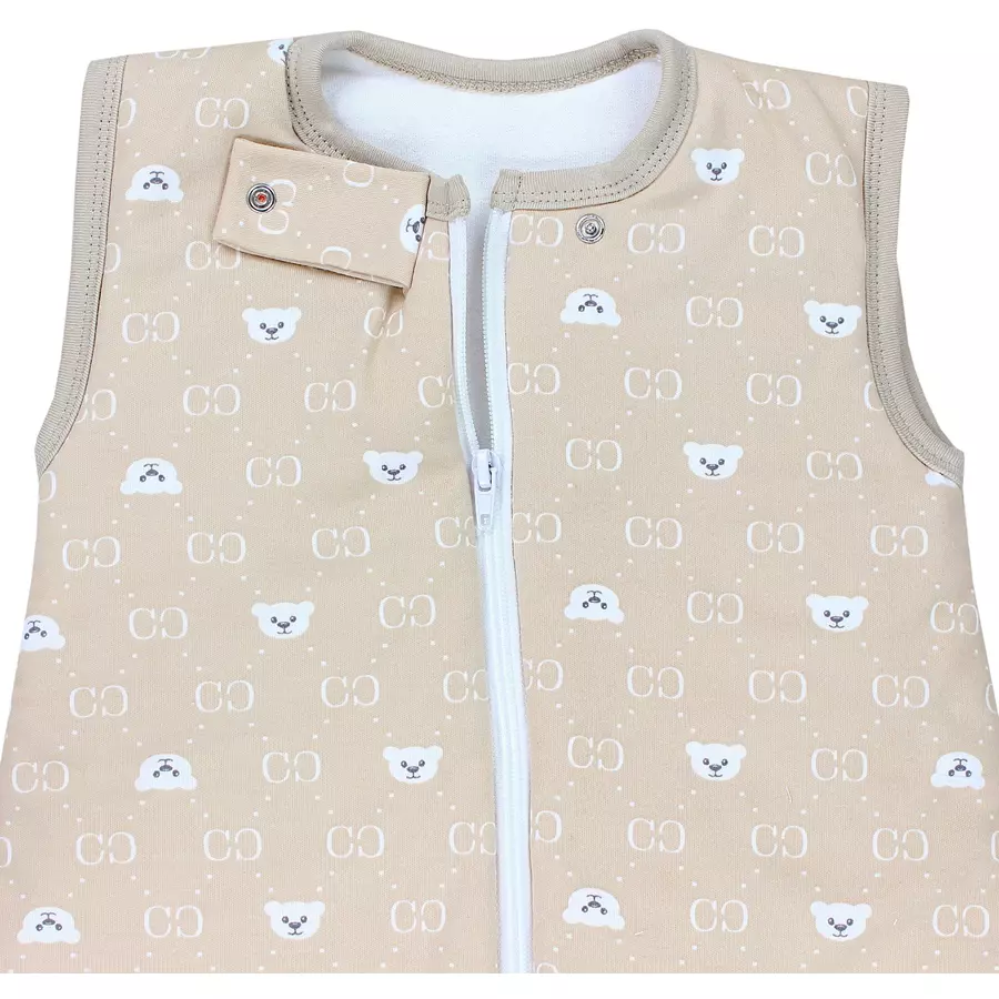 TupTam Baby  Winter Schlafsack mit Beinen 2,5 Tog beige