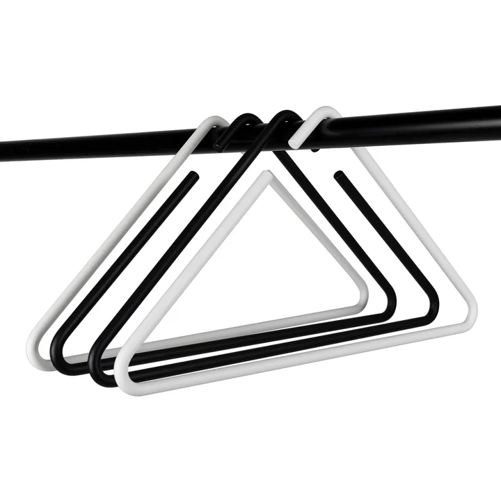 HANA - 3ECKE Kleiderbügel, weiss (2er-Set)
