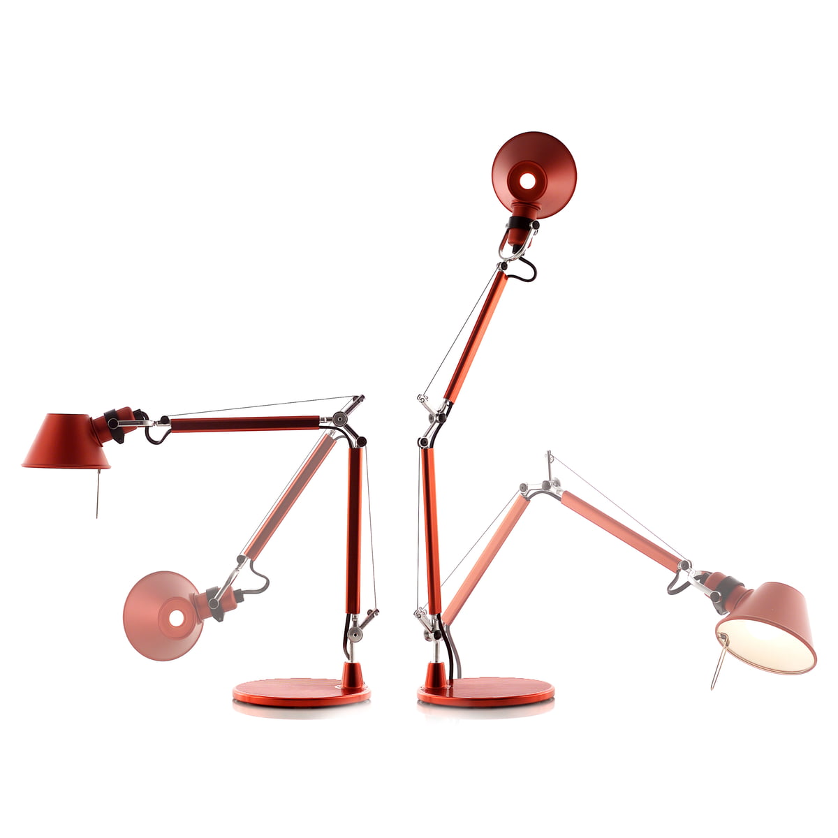Tolomeo Micro bureaulamp retrofit blauw