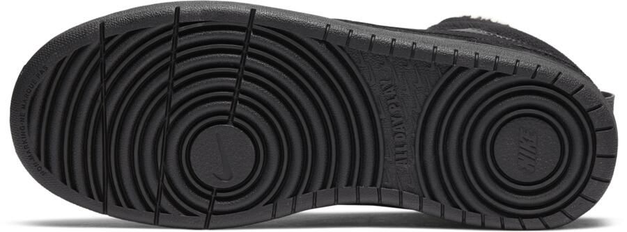 Nike Kids Zwarte Nike Hoge Sneaker Court Borough Mid Kids