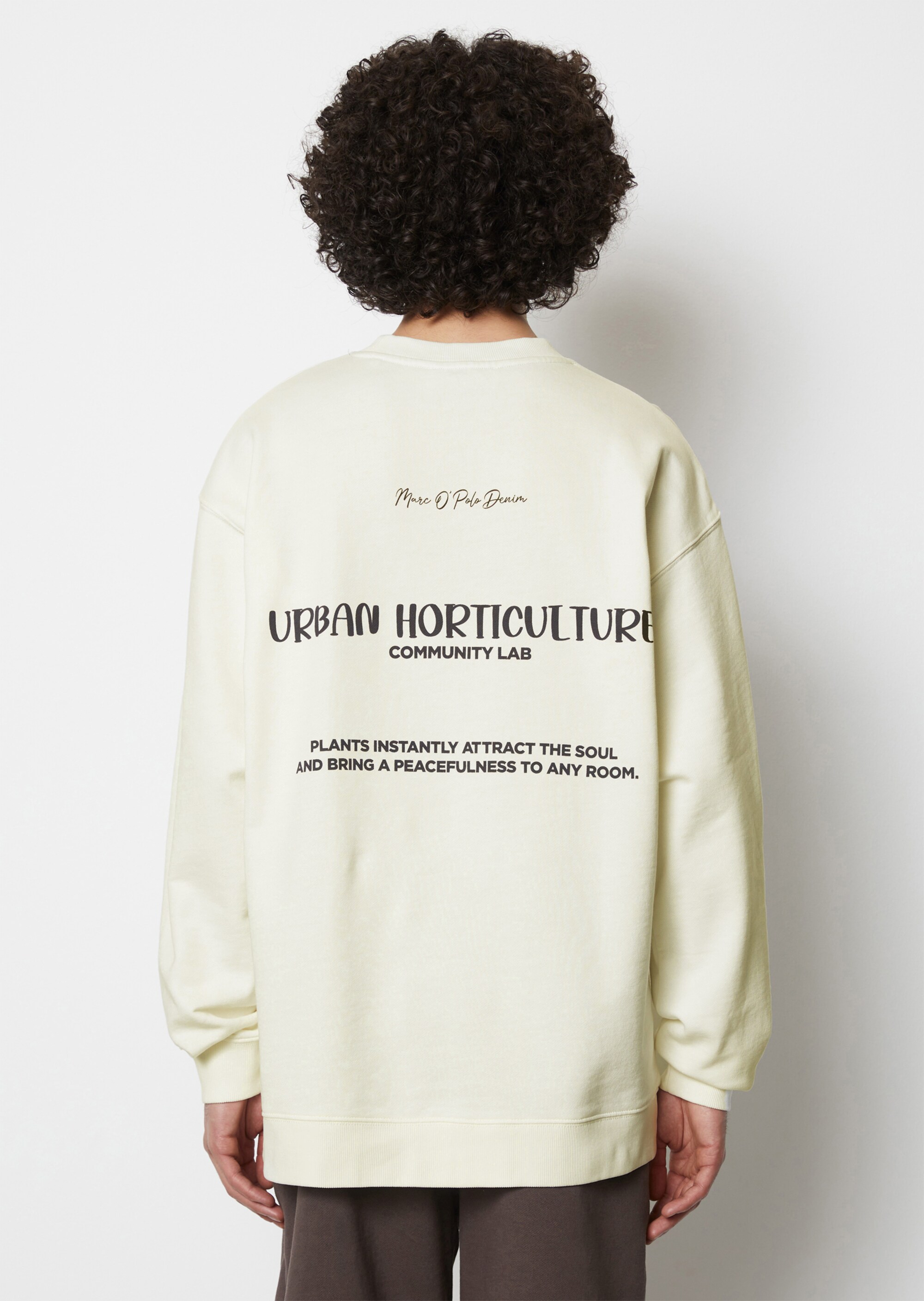 Sweatshirt relaxed mit Rückenprint