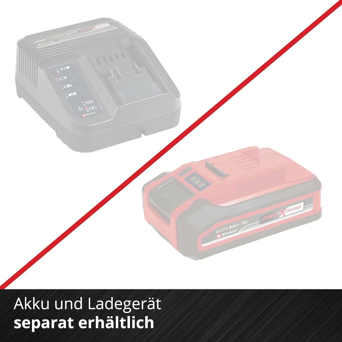 Einhell Akku-Messerhäcksler REDAXXO 36/25 Power X-Change (36 V, max. 25 mm Aststärke, 3 Wendemesser aus Stahl, 55 L Fangsack, Transportgriff, Stopfer)