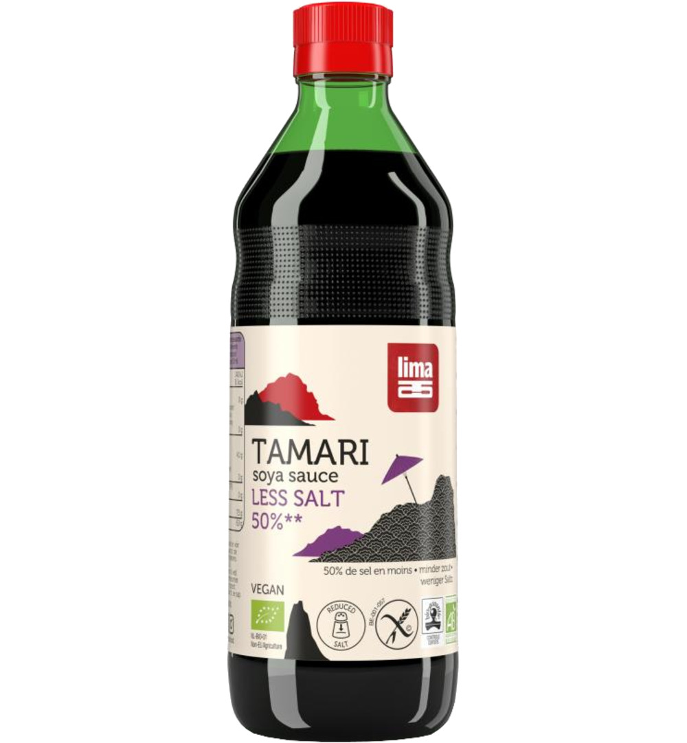 Lima Tamari 50% Minder Zout Bio (500 ml)