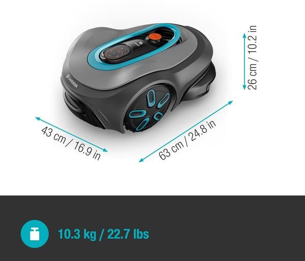 GARDENA Mähroboter smart SILENO max 1.500