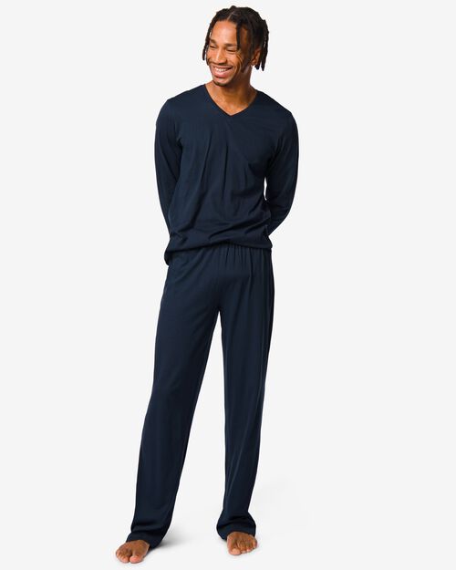 pyjama homme bleu foncé