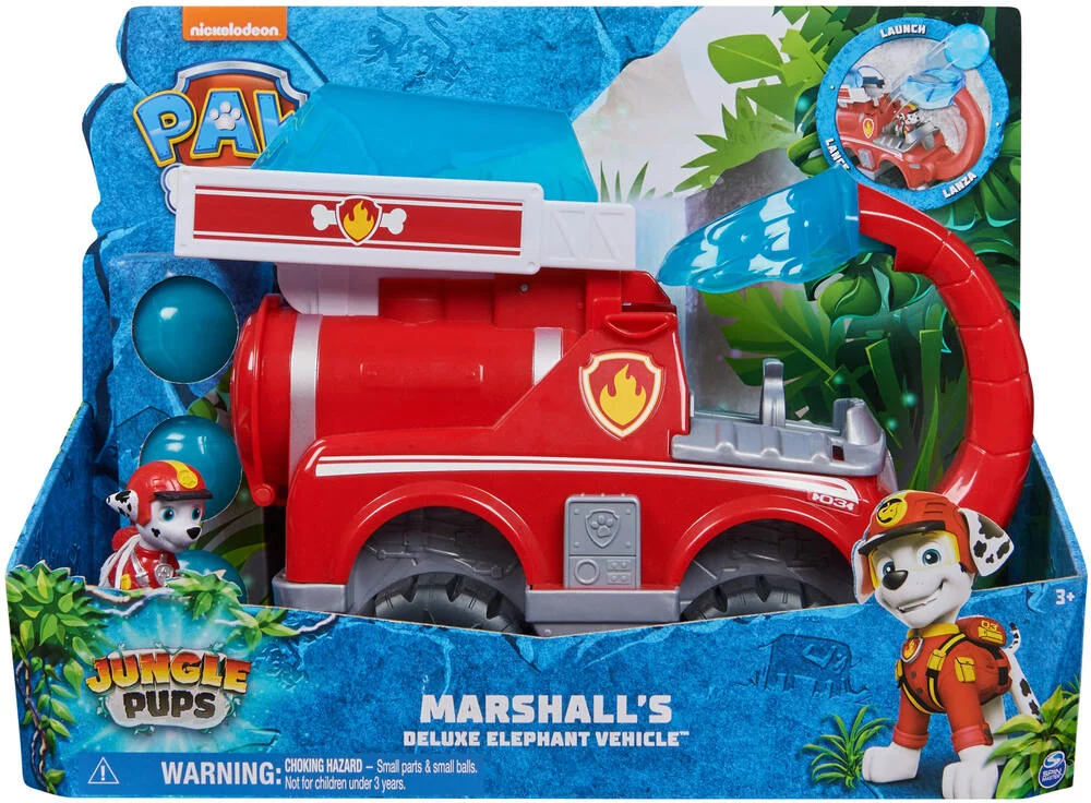PAT'PATROUILLE  - VEHICULE DELUXE MARCUS JUNGLE PUPS