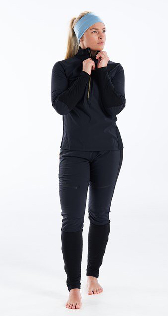 Running Merino Cover Pants Dame Caviar