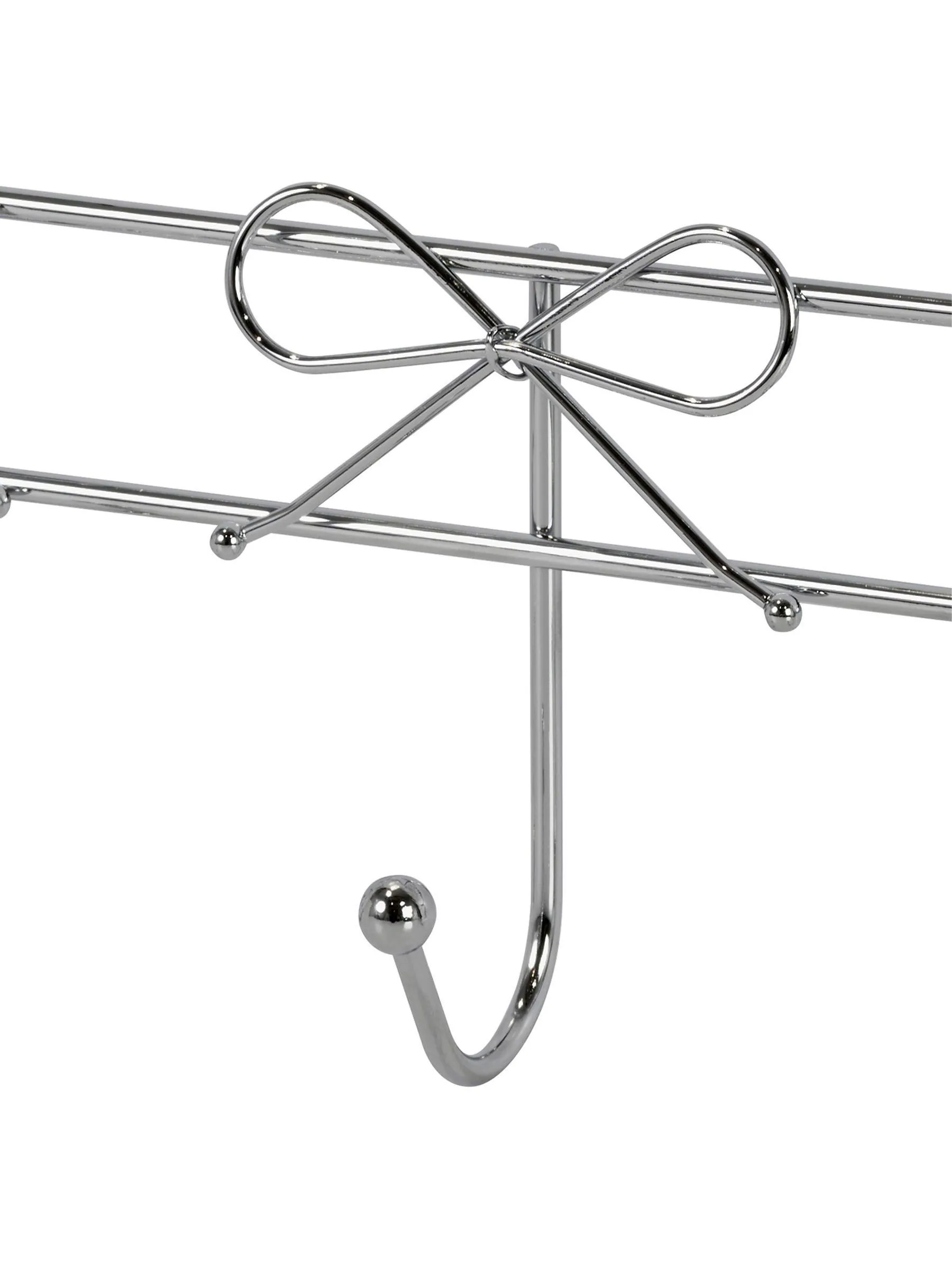 Showerdrape Set of 2 Bows Over Door Storage Hooks