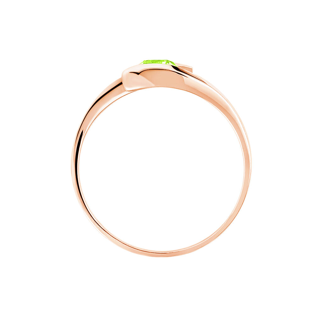 Bague Tiphaine Or Rose Péridot