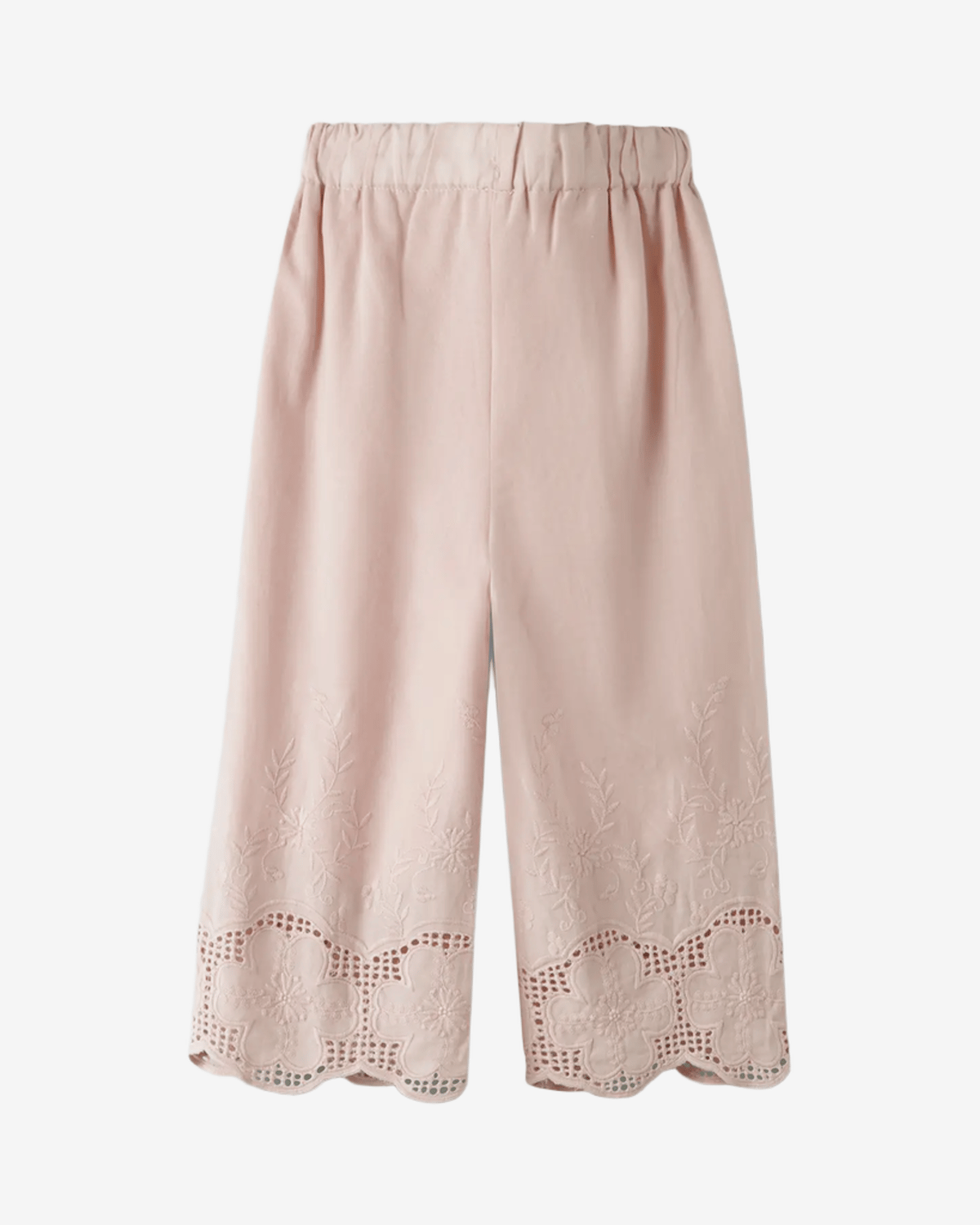 Vide Bukse Barn m/ Broderi – Øko Bomull | NMFDAYNA WIDE ANCLE PANT LIL