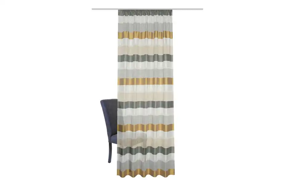 Kräuselbandschal Goldfarben 145 cm