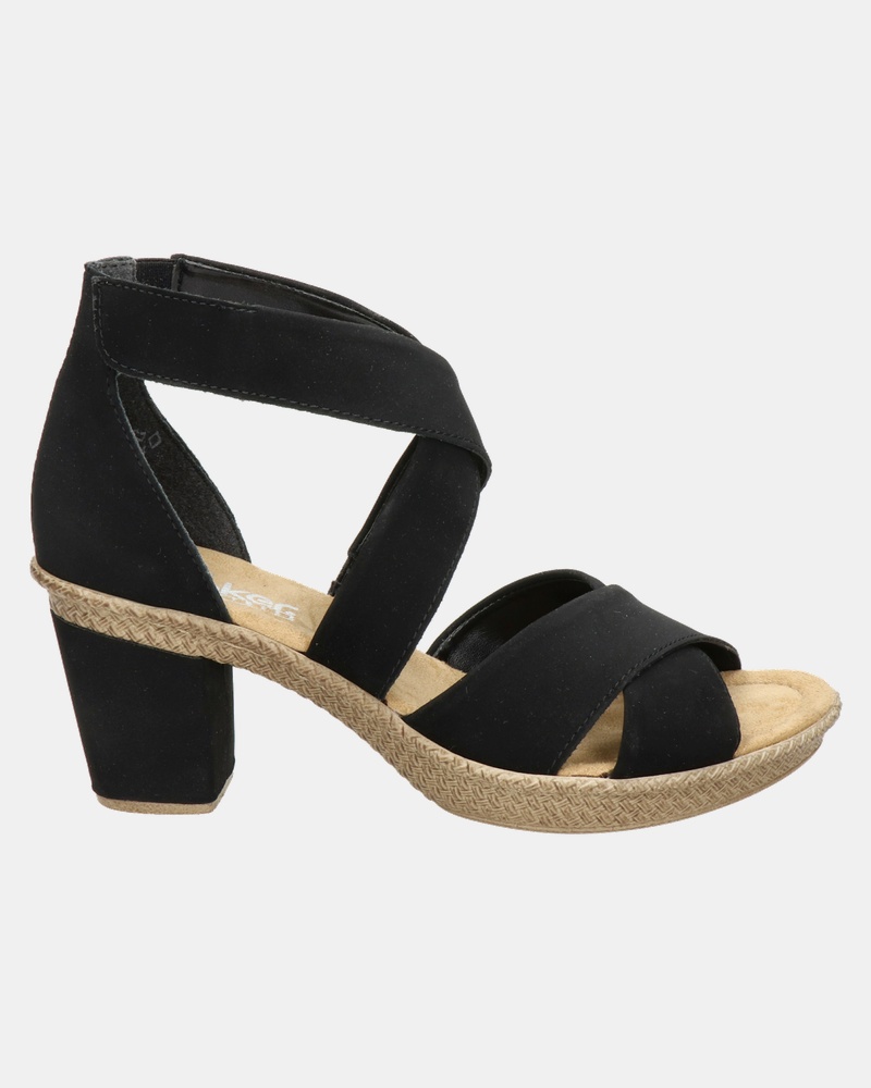 Rieker Sandalen  - zwart