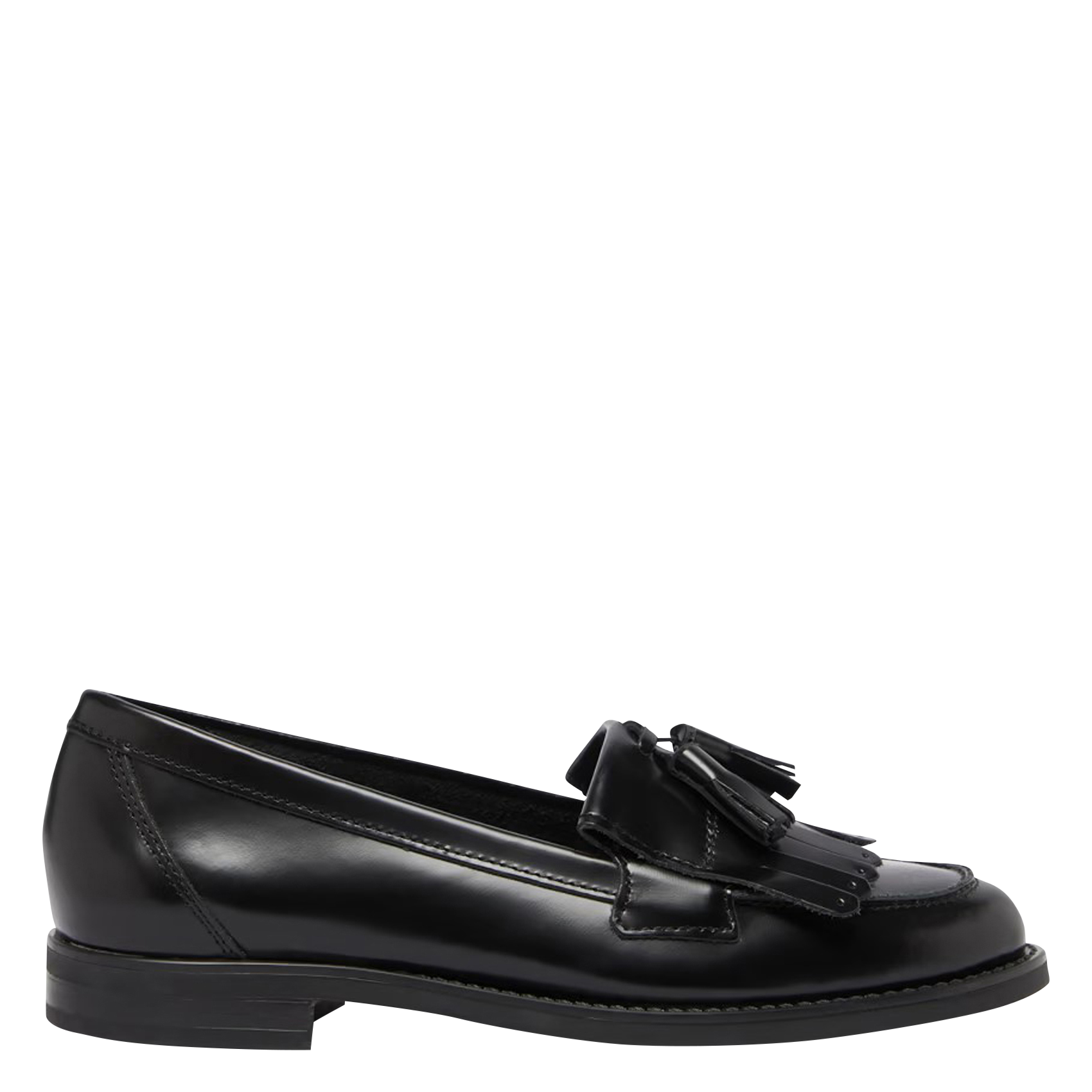 NELLE - Mocassins en cuir | Noir
