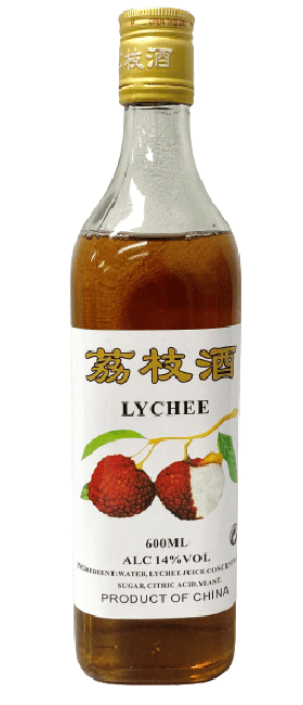 China Lychee Wijn 600ml 14% Alcohol