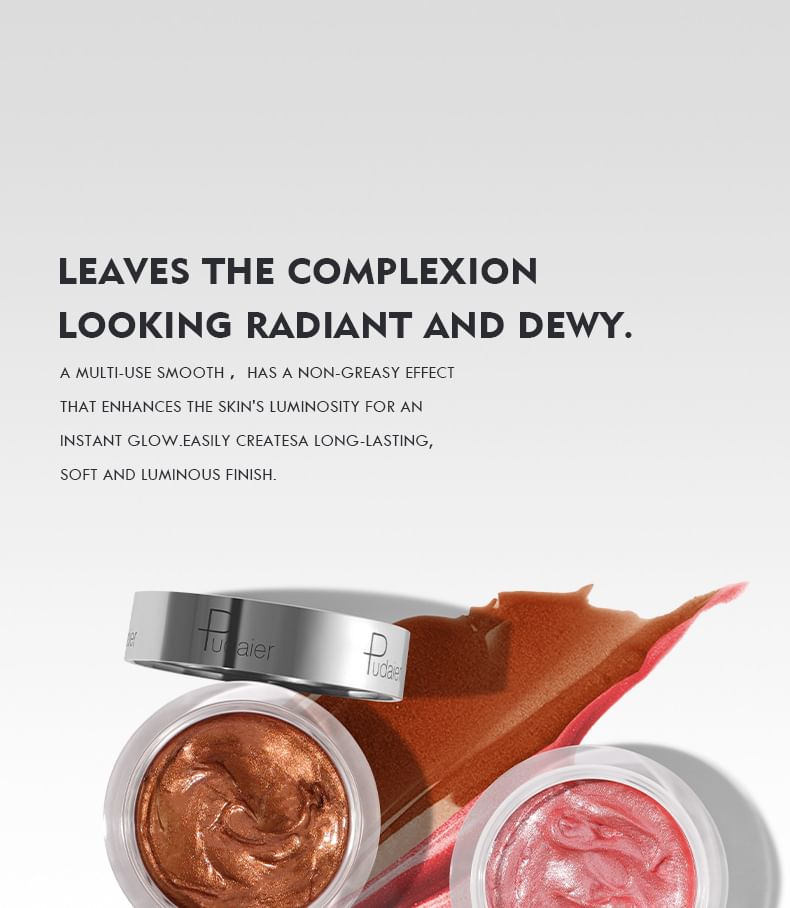Pudaier - Crystal Liquid Highlighter & Blusher - 10 kleuren