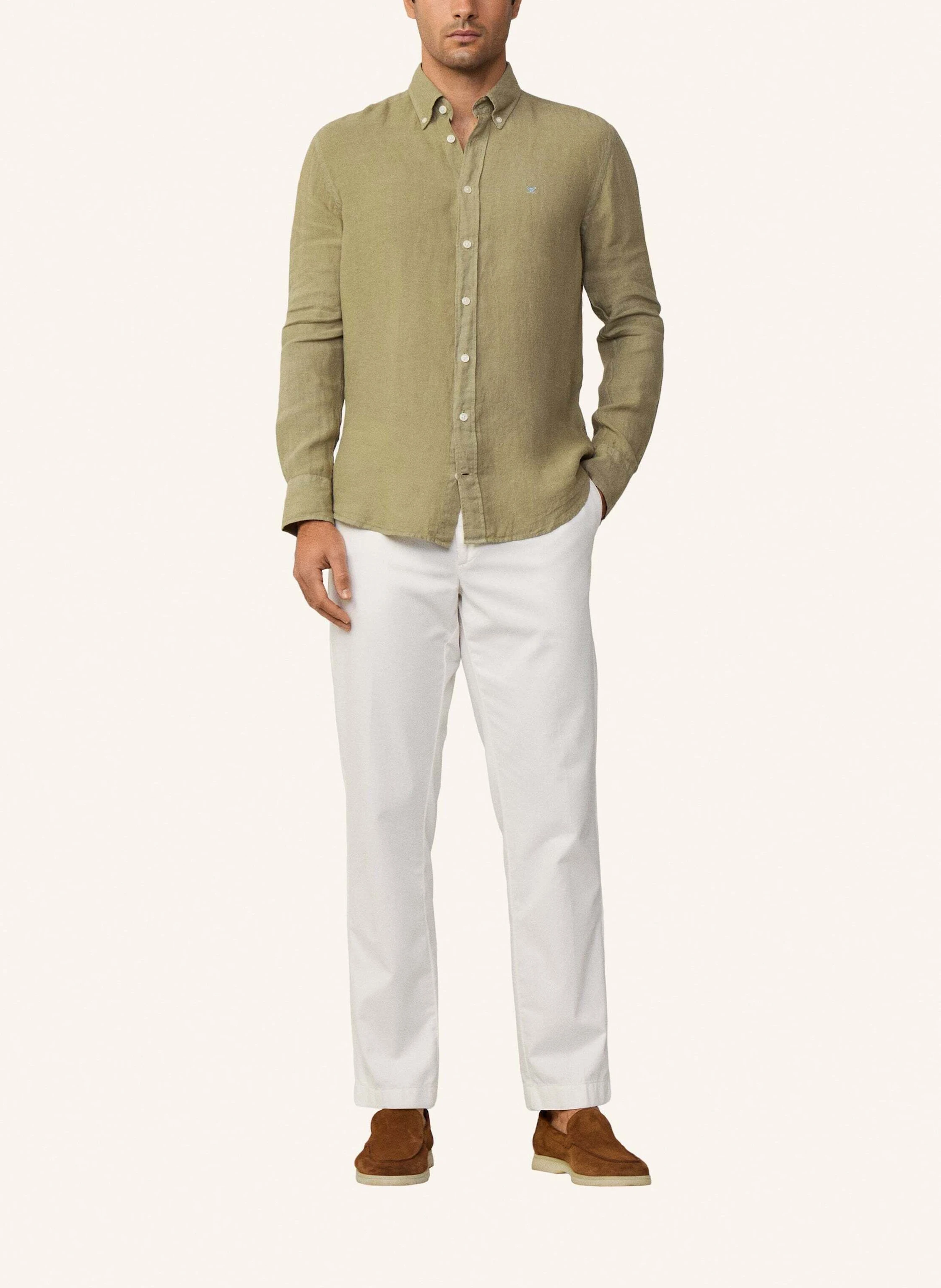 HACKETT LONDON Freizeithemd ESS GMD LINEN BRPT