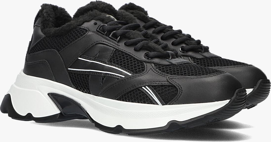 NUBIKK zwarte nubikk lage sneakers ross nomad fur