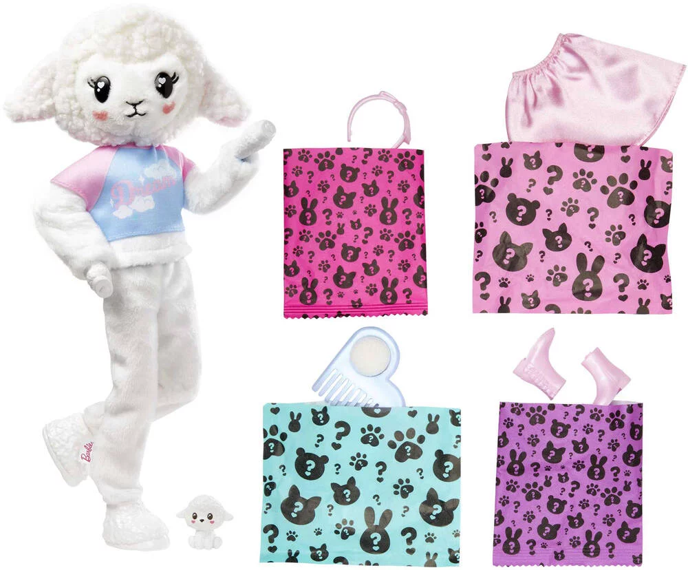 BARBIE - POUPEE CUTIE REVEAL AGNEAU