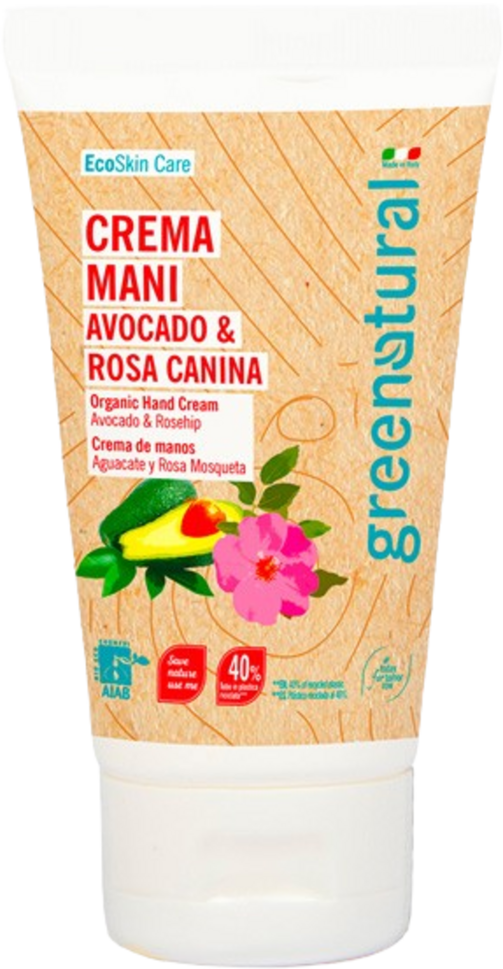 greenatural  Handcreme Avocado & Wildrose, 75 ml