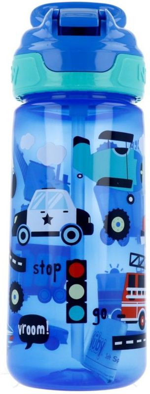 Nuby - Flip It - Drinkbeker - Blauw/Rood - 540ml - Lekvrij