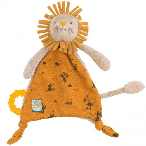 Moulin roty knuffeldoek leeuw