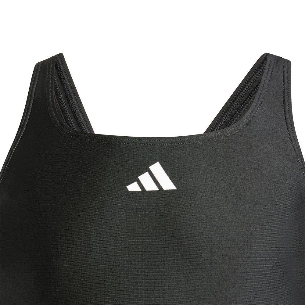 adidas 3-Streifen C-Back Badeanzug Kinder black