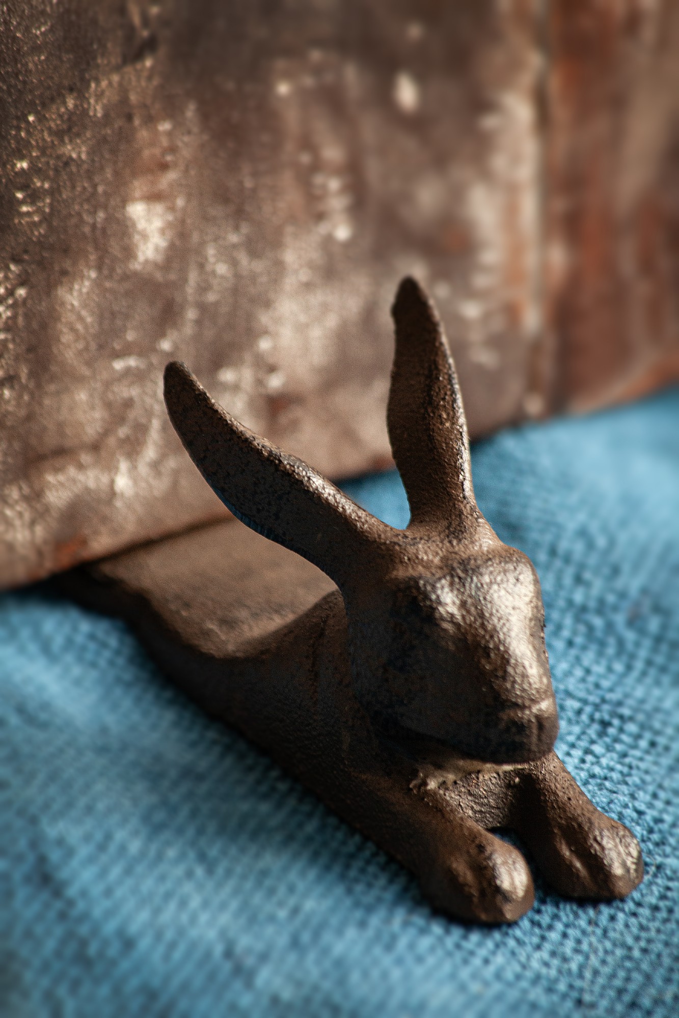 Türstopper 'Hase' aus Gusseisen, B 20,5 cm, L 6 cm, H 8 cm günstig bestellen