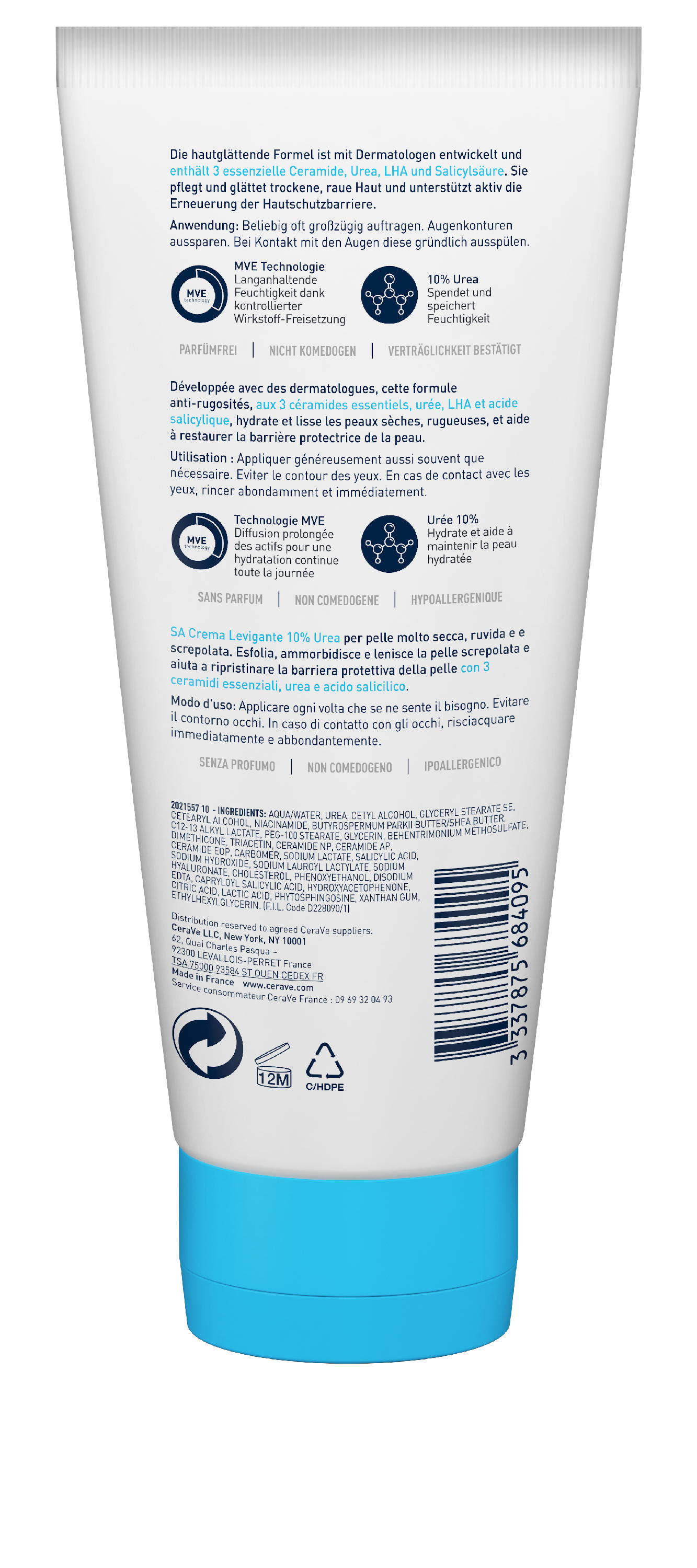 CERAVE SA Glättende Feuchtigkeitscreme Creme Tb 177 ml