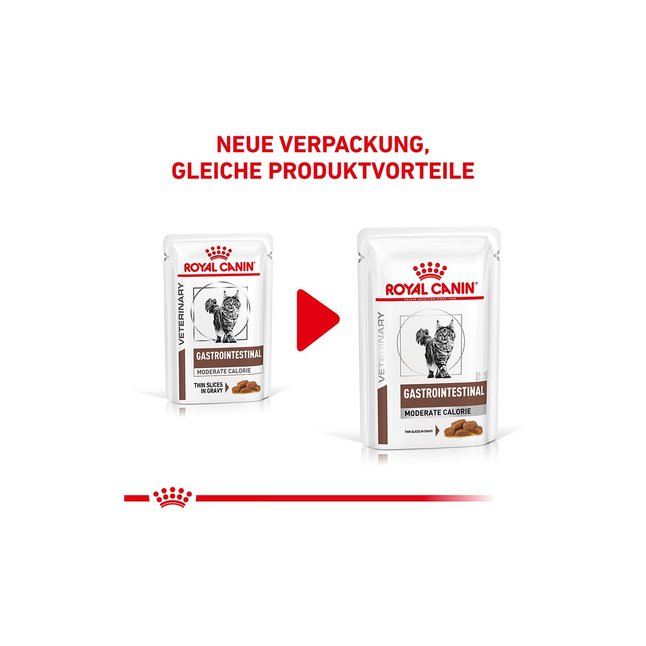 ROYAL CANIN Veterinary Gastrointestinal Moderate Calorie, in Soße 12x85g