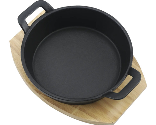 Tenneker® ronde gietijzeren grillpan